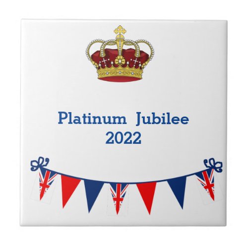 Platinum Jubilee 2022 Ceramic Tile