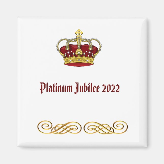Platinum Jubilee 2022 Magnet (Front)