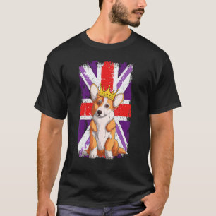 Platinum Jubilee Corgi 2022 & Union Jack Idea For T-Shirt