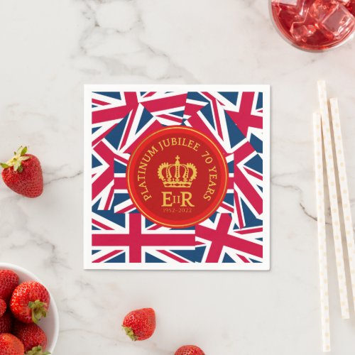 Platinum Jubilee Party Napkins