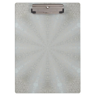 Platinum Metallic Look Silver Gray Clipboards