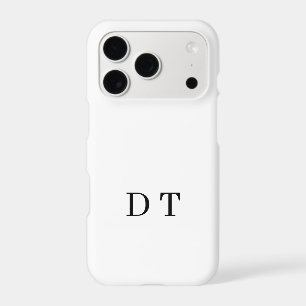Platinum Mirror Engrave – Ultra‑Clean Luxury iPhone 17 Pro Case