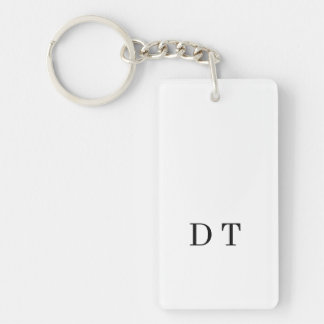 Platinum Mirror Engrave – Ultra‑Clean Luxury Keychain