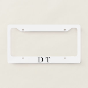 Platinum Mirror Engrave – Ultra‑Clean Luxury  License Plate Frame