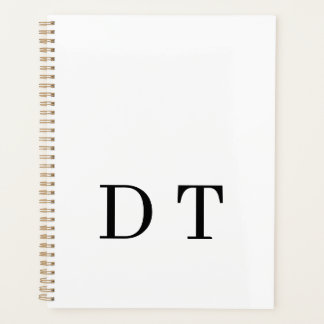Platinum Mirror Engrave – Ultra‑Clean Luxury Planner