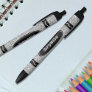 Platinum Silver Glitter Crayon Custom Name Pen