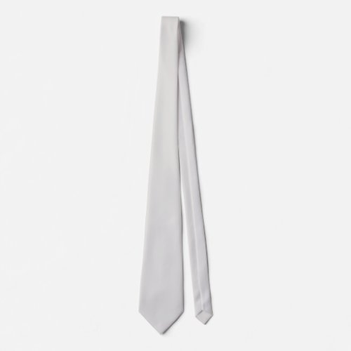 Platinum Solid Color Neck Tie
