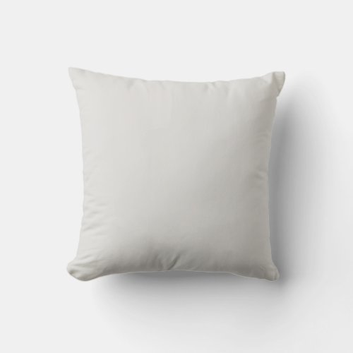 Platinum Solid Color Throw Pillow