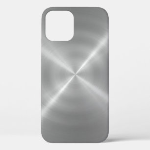 Platinum Stainless Steel Metal iPhone 12 Pro Case