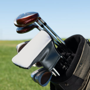 Platinum White Golf Head Cover – Customizable