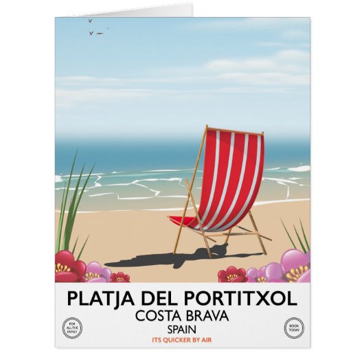 Platja del Portitxol, Costa Brava, Spain Cards (Front)