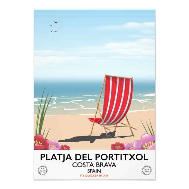 Platja del Portitxol, Costa Brava, Spain Photo Print (Front)