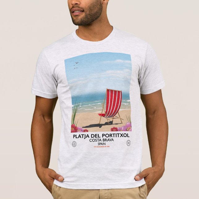 Platja del Portitxol, Costa Brava, Spain T-Shirt (Front)