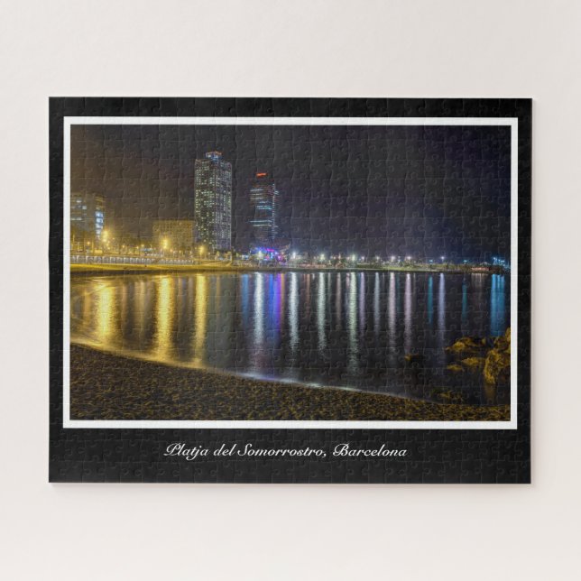 Platja del Somorrostro, Barcelona Puzzle (Horizontal)