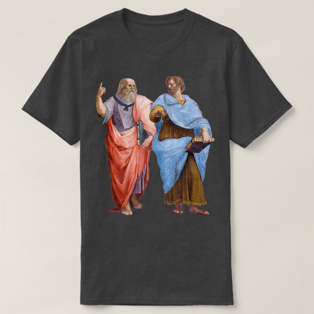 Plato and Aristotle 1 T-Shirt (Design Front)