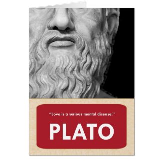 Plato Anti-Valentine's Day Card