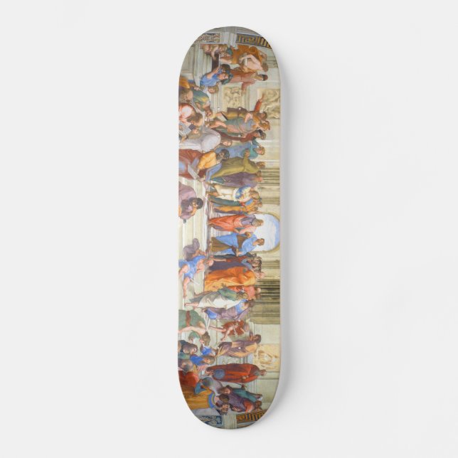 Plato & Aristotle Skateboard Deck (Front)
