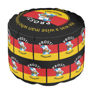 Plato Beer Quote OKTOBERFEST Pouf