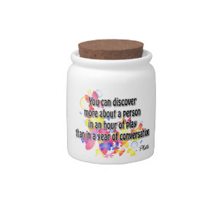 Plato Candy Jar