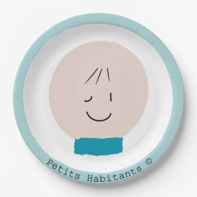 Plato de cartón paper plates (Front)