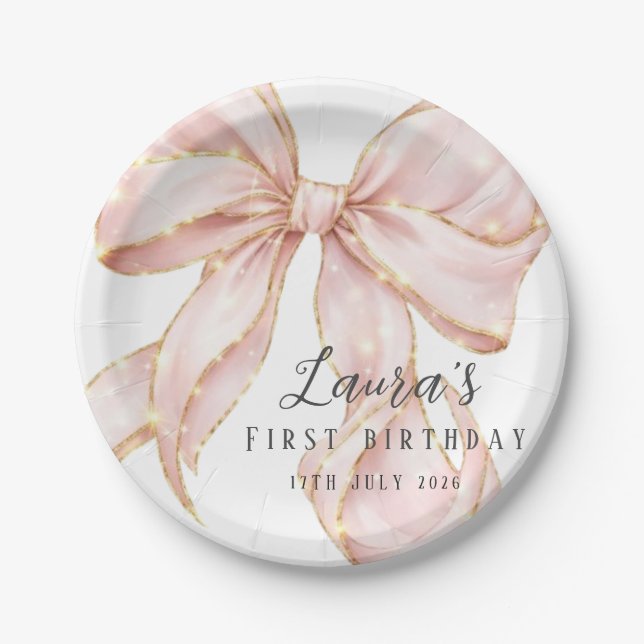 Plato de papel paper plates (Front)