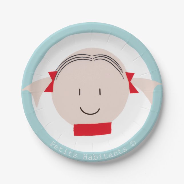 plato de papel paper plates (Front)
