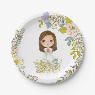 Plato de papel Primera Comunión GEORGIA Paper Plates