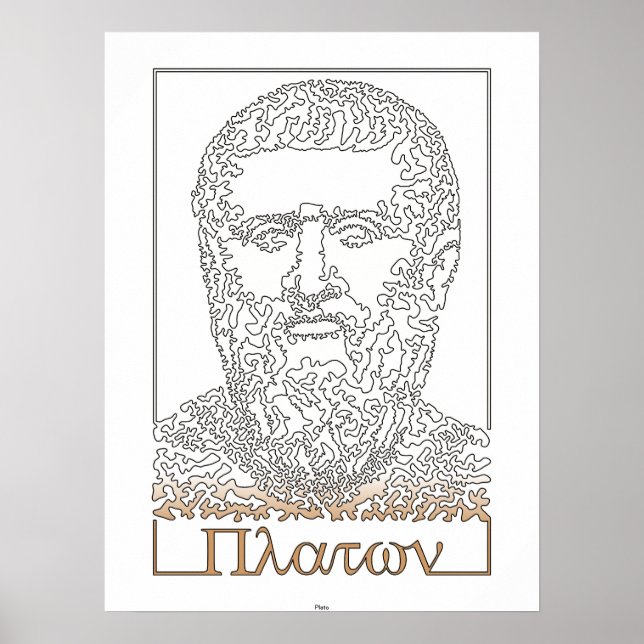 Plato. Greek philosopher [014] Poster (Front)