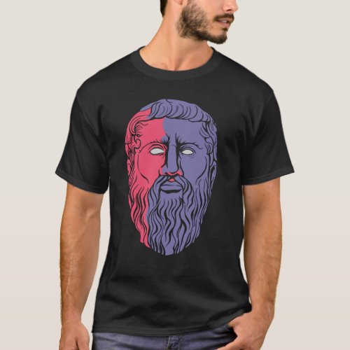 Plato Philosopher Portrait T_Shirt