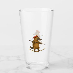 Plato platypus tightrope walker glass