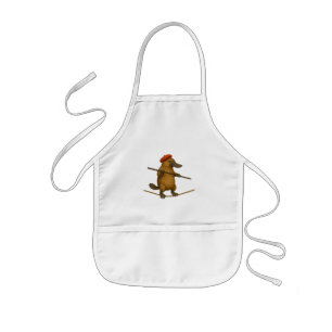 Plato platypus tightrope walker kids' apron