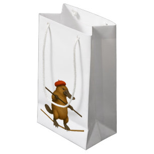 Plato platypus tightrope walker small gift bag