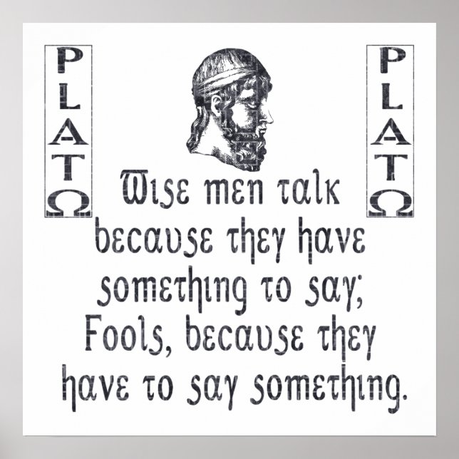 Plato Poster (Front)