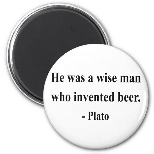 Plato Quote 3a Magnet