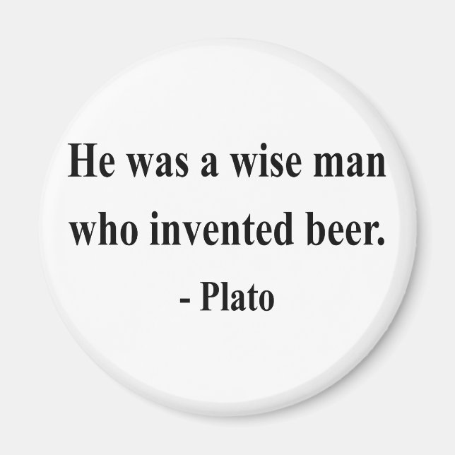 Plato Quote 3a Magnet (Front)