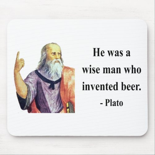 Plato Quote 3b Mouse Pad