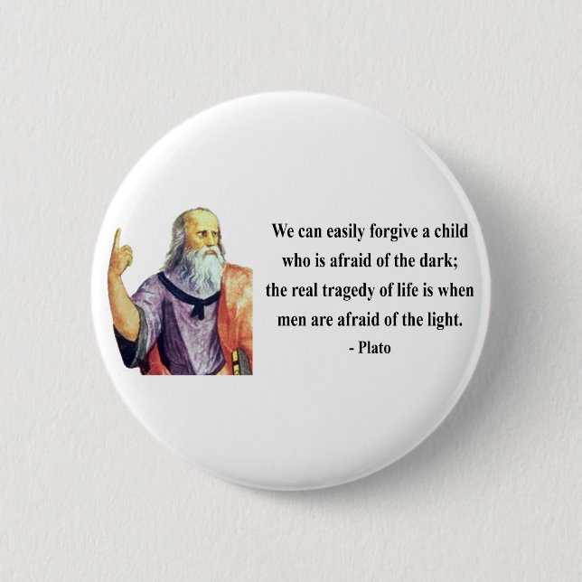 Plato Quote 5b Button (Front)
