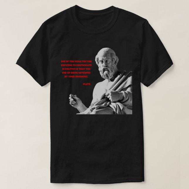Plato quote Classic TShirt (Design Front)