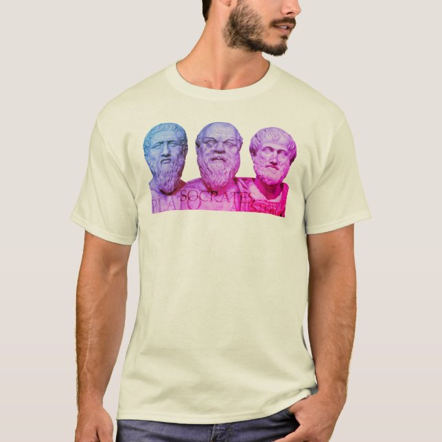 Plato, Socrates and Aristotle T-Shirt (Front)