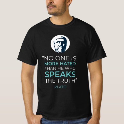 Plato Truth Philosophy Quote T_Shirt