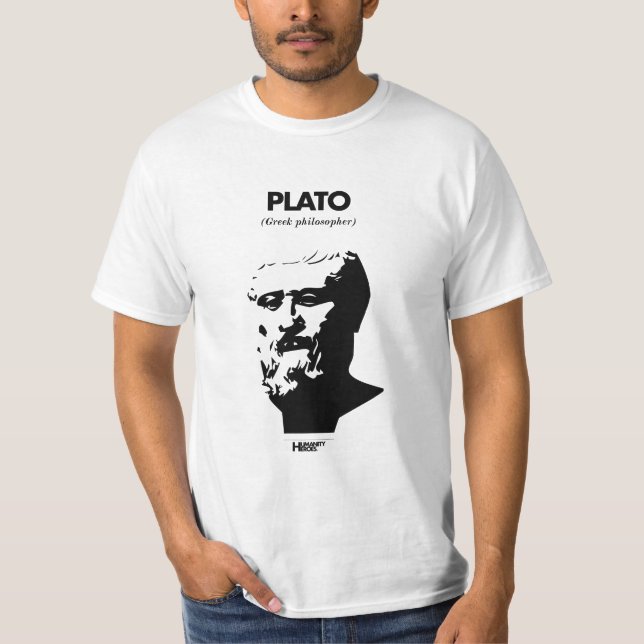 Plato white T-shirt (Front)