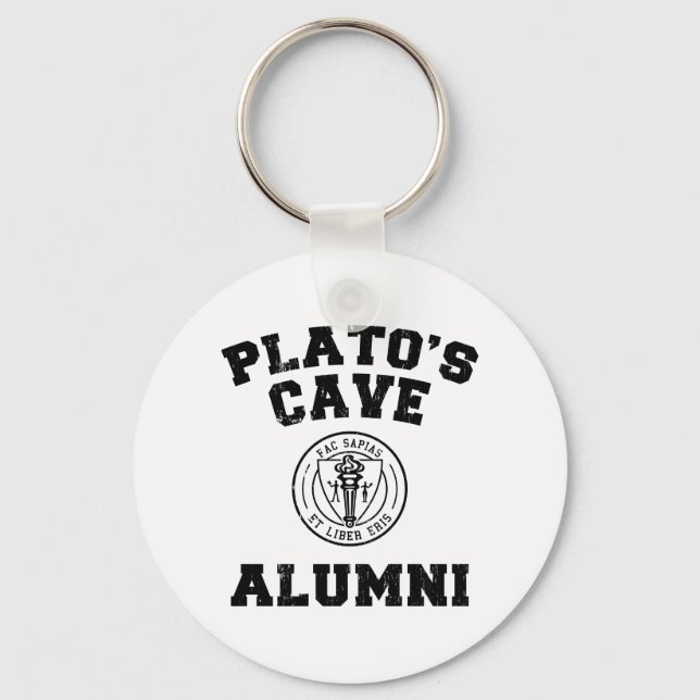 Plato's Cave Alumni Keychain (Front)