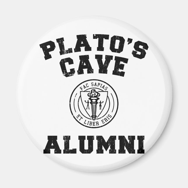Plato's Cave Alumni Magnet (Front)