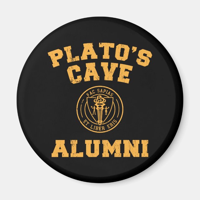 Plato's Cave Alumni Magnet (Front)