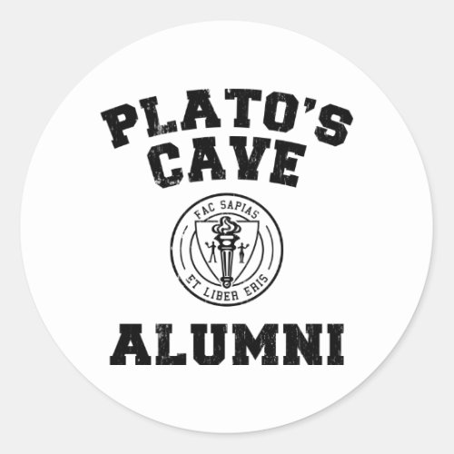 Platos Cave Alumni Sticker