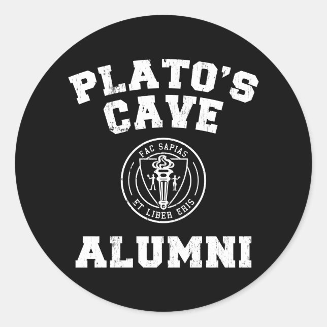 Plato's Cave Alumni Sticker (Front)