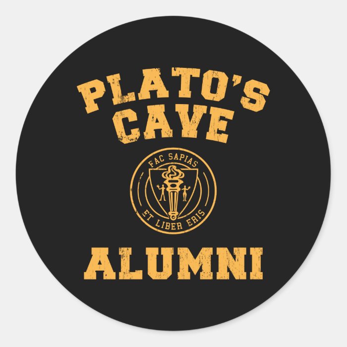 Plato's Cave Alumni Sticker