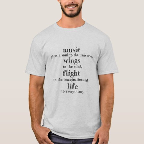 Platos philosophical phrase T_Shirt