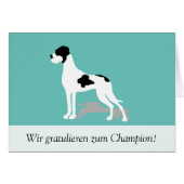 Plattendogge Karte (Front Horizontal)