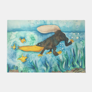 "Platty" the Platypus by Mike Quinn Doormat